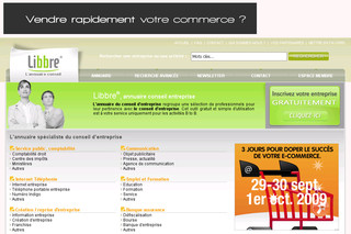 Aperçu visuel du site http://www.conseil-entreprise.net/