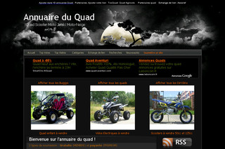 Aperçu visuel du site http://www.quad-quads.com