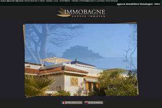 Aperçu visuel du site http://www.immobagne.com