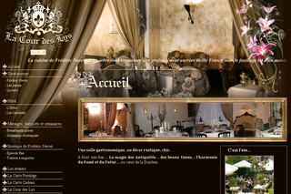 Aperçu visuel du site http://www.la-cour-des-lys.com