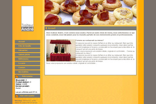 Aperçu visuel du site http://traiteur-andre.com