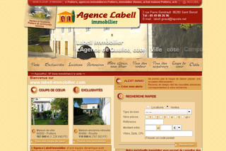 Aperçu visuel du site http://www.labell-immobilier.com