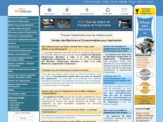 Aperçu visuel du site http://fr.allforprintmarket.com