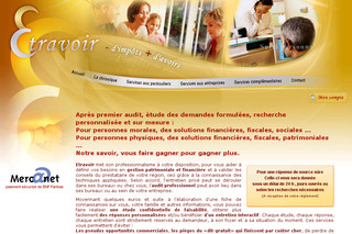 Aperçu visuel du site http://www.etravoir.fr