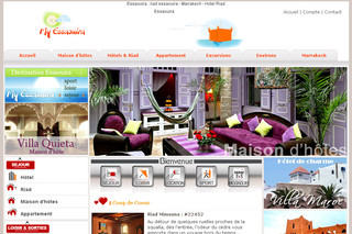 Aperçu visuel du site http://www.my-essaouira.com
