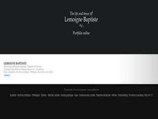 Graphiste freelance Web & Print - Lemoigne-baptiste.info