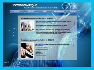 Aperçu visuel du site http://www.jcpinformatique.com