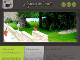 Aperçu visuel du site http://www.lejardinducastel.fr