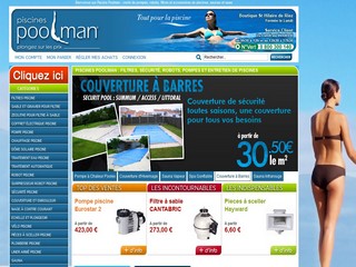 Aperçu visuel du site http://www.piscines-poolman.fr/