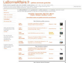 LaBonneAffaire.fr - enchères et annonces gratuites LaBonneAffaire.fr - enchères et annonces gratuites