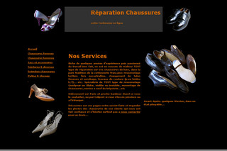 Aperçu visuel du site http://www.reparationchaussures.com