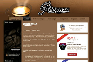 Aperçu visuel du site http://www.reganza.com