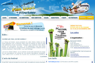 Aperçu visuel du site http://www.festcourt-villeurbanne.com 