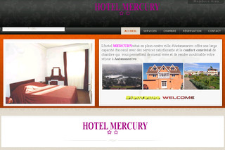 Aperçu visuel du site http://www.hotelmercury.net