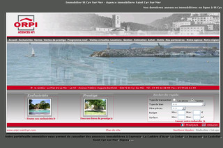 Aperçu visuel du site http://www.orpi-saintcyr.com