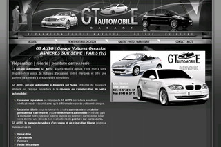 Aperçu visuel du site http://www.gtautomobile.fr
