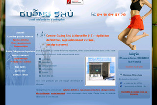 Aperçu visuel du site http://www.guangshu-esthetique.fr