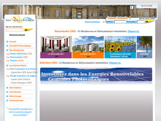 Aperçu visuel du site http://www.cn2i.fr