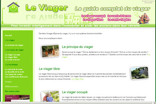 Aperçu visuel du site http://www.viager-vente.com