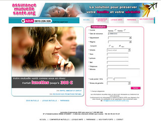 Aperçu visuel du site http://assurance-mutuelle-sante.org/
