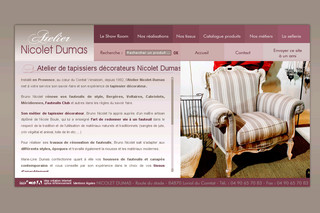 Aperçu visuel du site http://www.nicolet-dumas.com