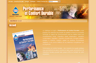 Aperçu visuel du site http://www.confort-durable.com/