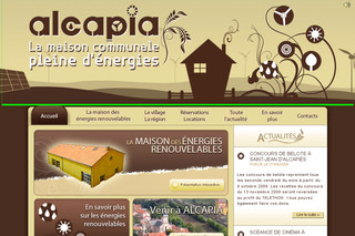 Aperçu visuel du site http://www.alcapia.fr