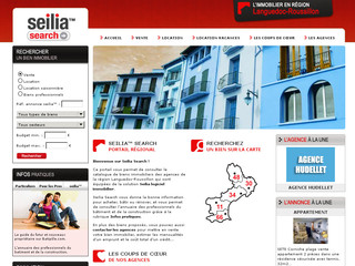 Aperçu visuel du site http://www.immo-languedoc-roussillon.com 
