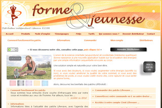 Aperçu visuel du site http://www.forme-et-jeunesse.fr
