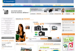 Aperçu visuel du site http://cliquez-achetez.finaref.fr/