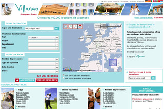 Aperçu visuel du site http://www.villanao.fr