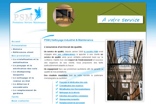 Aperçu visuel du site http://www.psm10.fr
