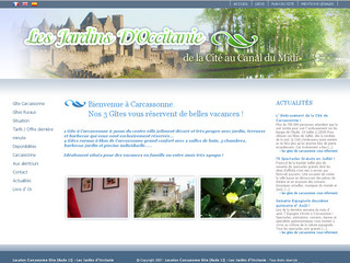 Aperçu visuel du site http://www.carcassonne-gite.com/