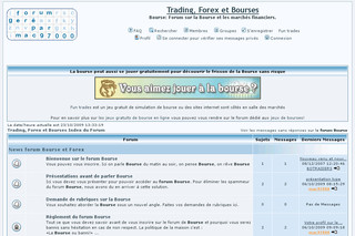Aperçu visuel du site http://www.trading.xooit.com