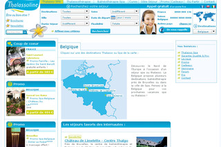Aperçu visuel du site http://spa.thalasso.belgique.thalasso-line.com/