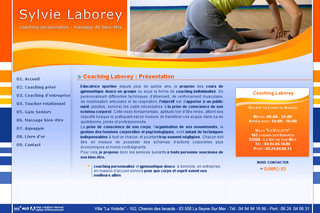 Aperçu visuel du site http://www.coaching-laborey.com