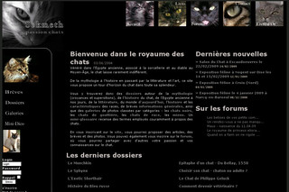 Aperçu visuel du site http://www.sekmeth.net