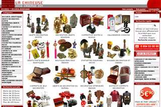 La chineuse : boutique cadeaux d'objets chinois sur Lachineuse.biz