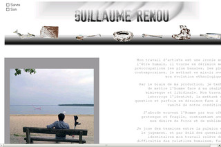 Aperçu visuel du site http://www.guillaume-renou.com/