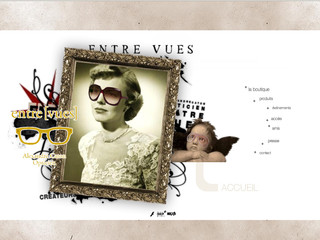 Aperçu visuel du site http://www.entre-vues.fr