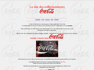 Aperçu visuel du site http://www.club-coca-france.fr