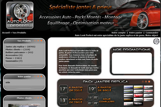 Aperçu visuel du site http://www.auto-look-perfect.fr