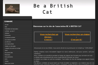 Aperçu visuel du site http://www.chats-british-shorthair.com