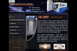 Aperçu visuel du site http://www.decoupe-laser.biz