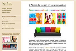 Aperçu visuel du site http://www.atelier-design-communication.com