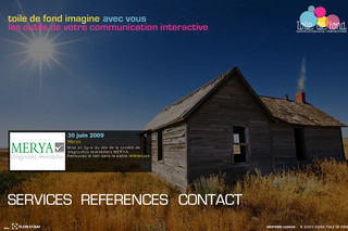 Aperçu visuel du site http://www.entoiledefond.com