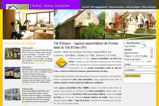 Aperçu visuel du site http://www.valdimmo.fr 