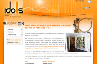 Bijouterie fantaisie - vente en ligne - Idolls-bijoux-accessoires.com