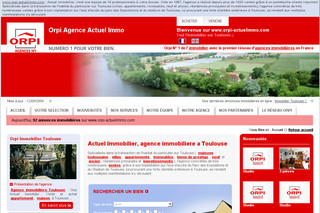 Aperçu visuel du site http://www.orpi-actuelimmo.com