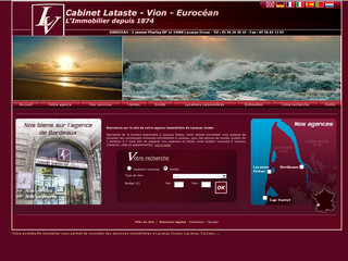 Aperçu visuel du site http://www.agence-eurocean.fr